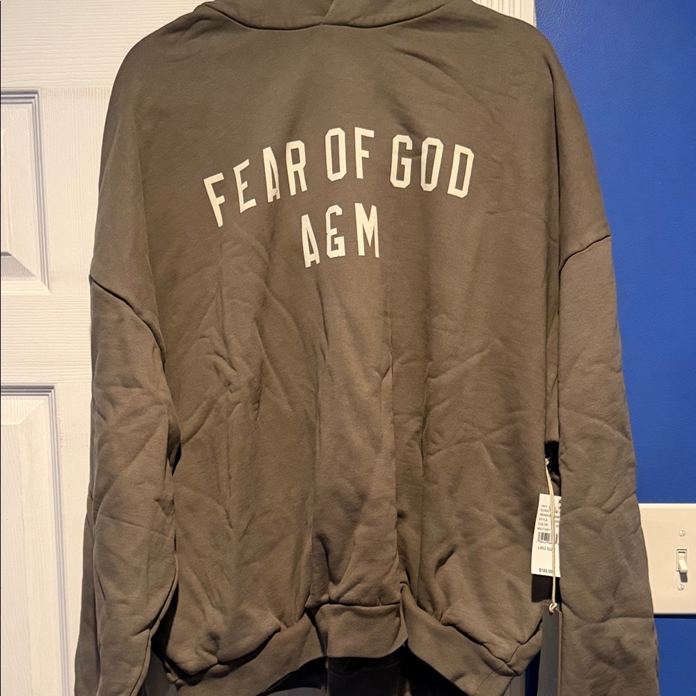 Fear of God Men's Brown Bomber Jacket